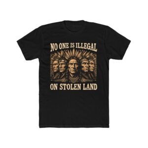 No One Is Illegal On Stolen Land Design T-Shirt