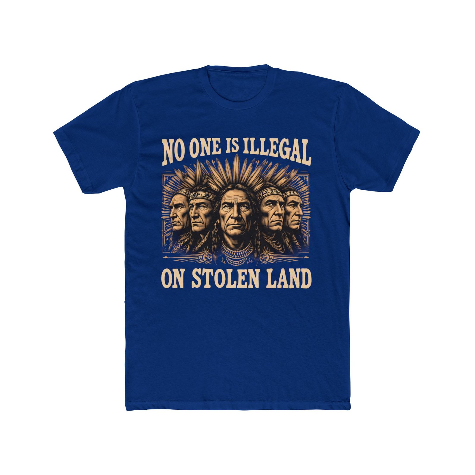 No One Is Illegal On Stolen Land Design T-Shirt - Image 31