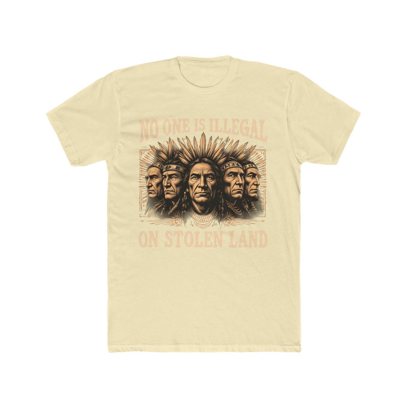 No One Is Illegal On Stolen Land Design T-Shirt - Image 16
