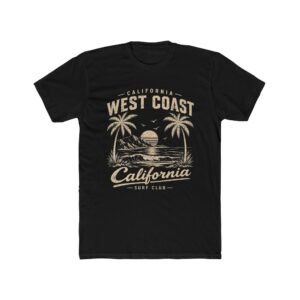 California West Coast Surf Club Design T-Shirt